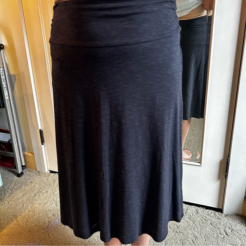 Horny Toad Midi Skirt Black